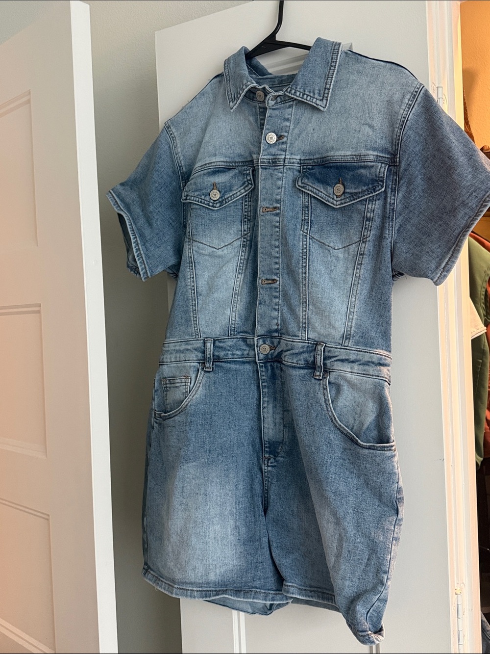 Altr’d state denim romper